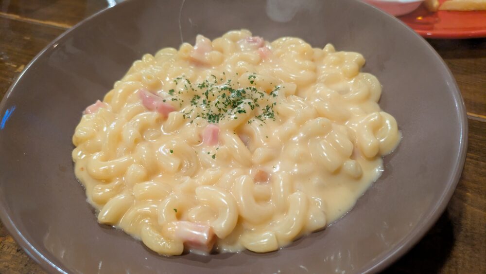 18ステーキダイナーのマッケンチーズ