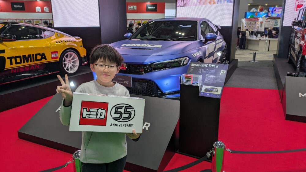 ジャパンモビリティショーのトミカブース