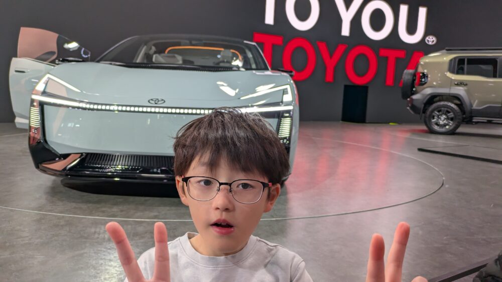 ジャパンモビリティショーのトヨタブース