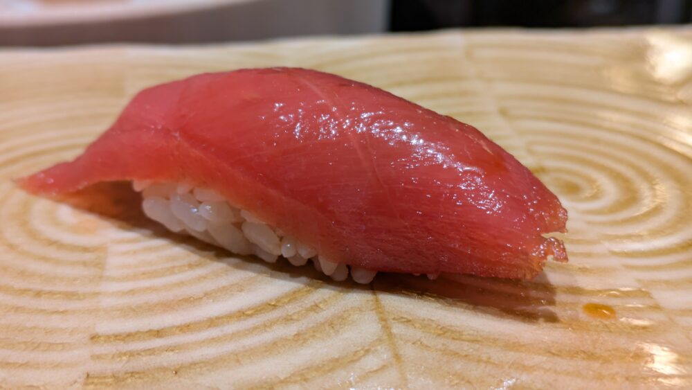 鮨美吟のまぐろづけ