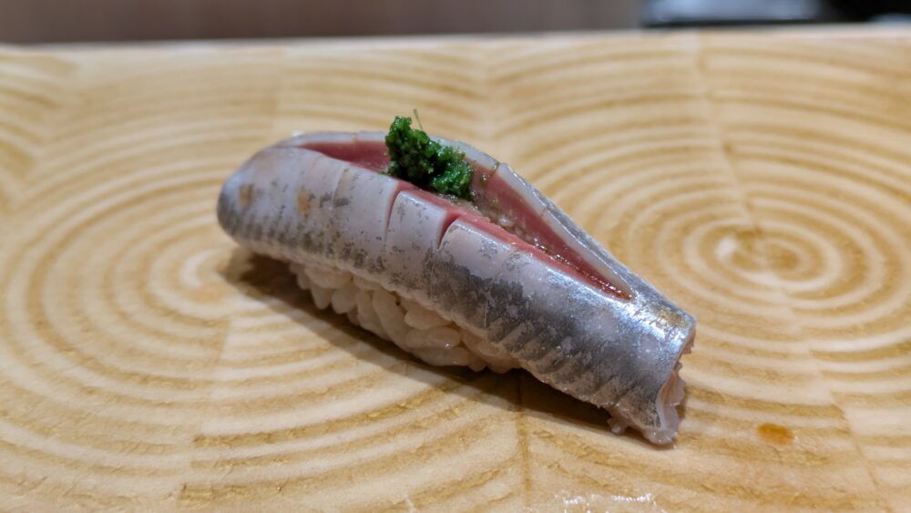 鮨美吟のいわし