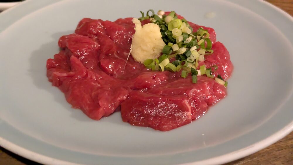 みますやの馬刺し赤身