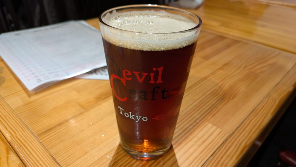 デビルクラフト浜松町のクラフトビールを美味しくいただく