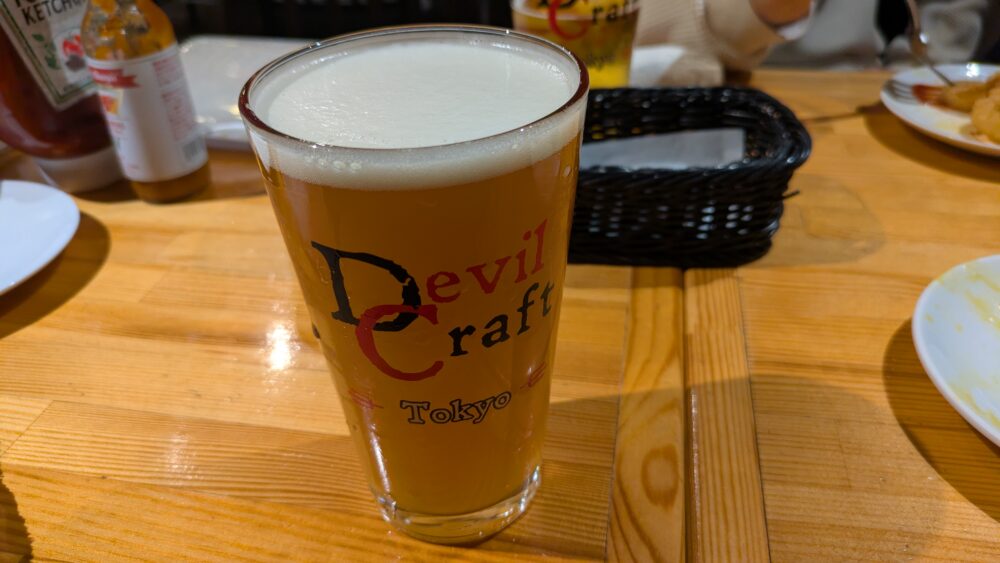 デビルクラフト浜松町のクラフトビールは美味しい
