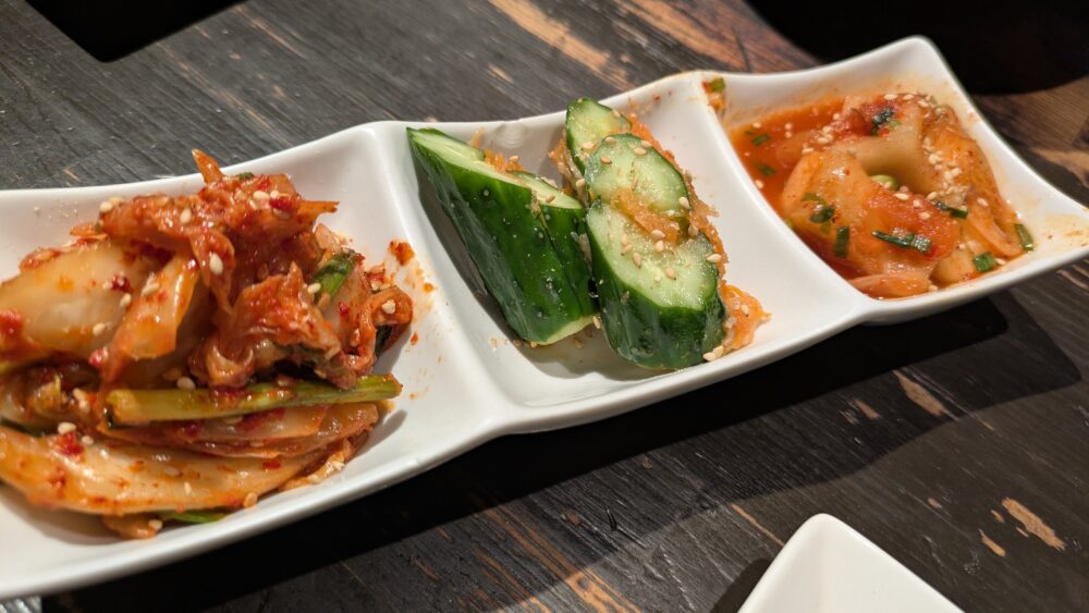 ぼたんのキムチ盛り合わせ