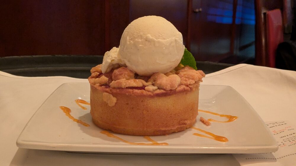 ルースクリスのアップルクラムタルト