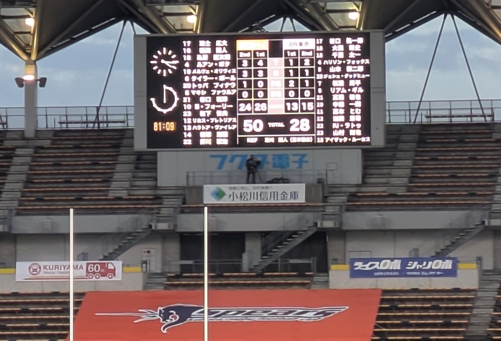 クボタスピアーズ船橋・東京ベイが快勝！