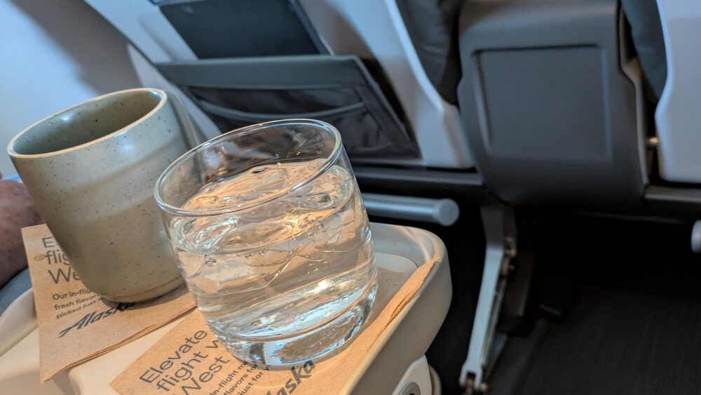 アラスカ航空の飲み物
