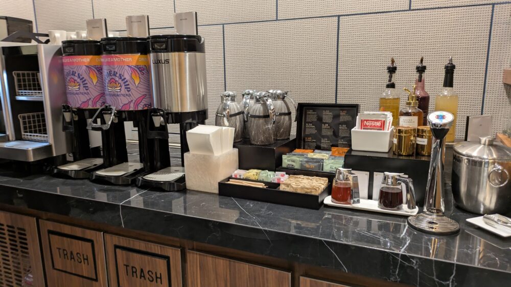 ラスベガス空港アメックスセンチュリオンラウンジのドリンクバー