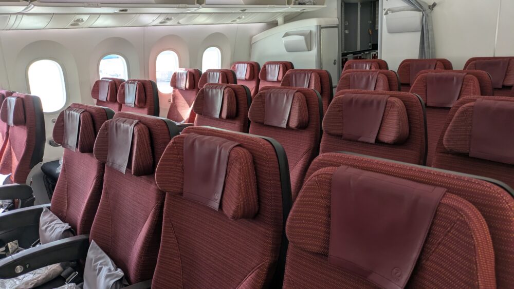JAL787-8のエコノミークラス