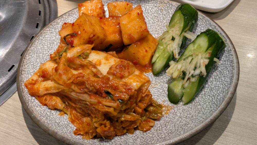 たん清のキムチ盛り合わせ