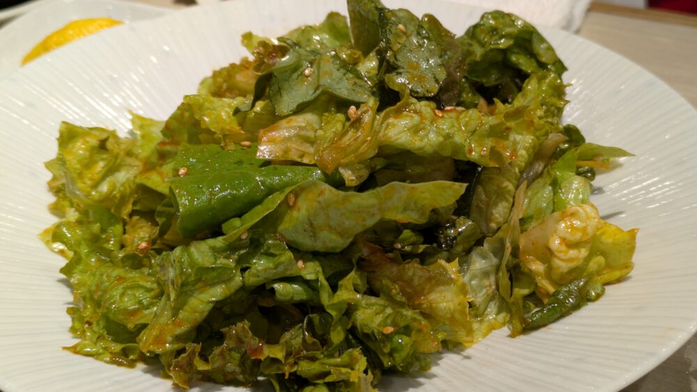 たん清のサラダ