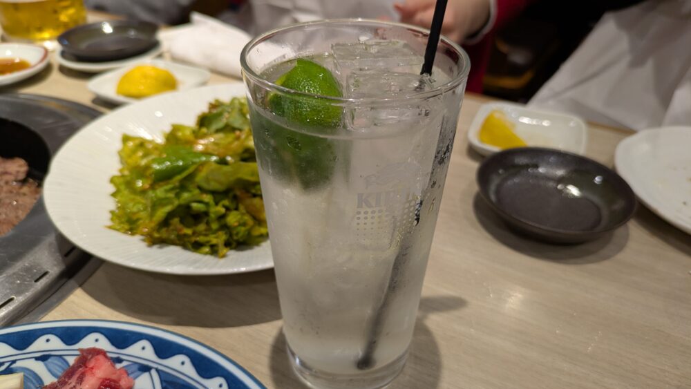 たん清の生しぼりスダチサワー