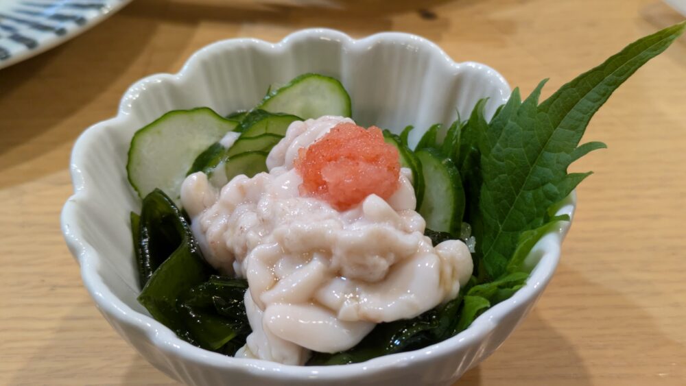 飛梅神田西口店の白子ポン酢