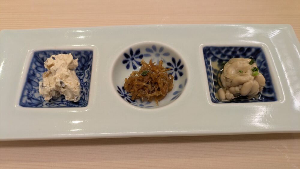 いく味のお通し