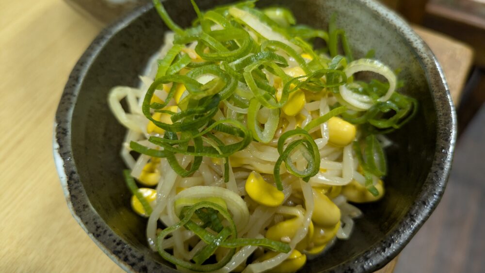 焼肉みっちゃんの豆もやし