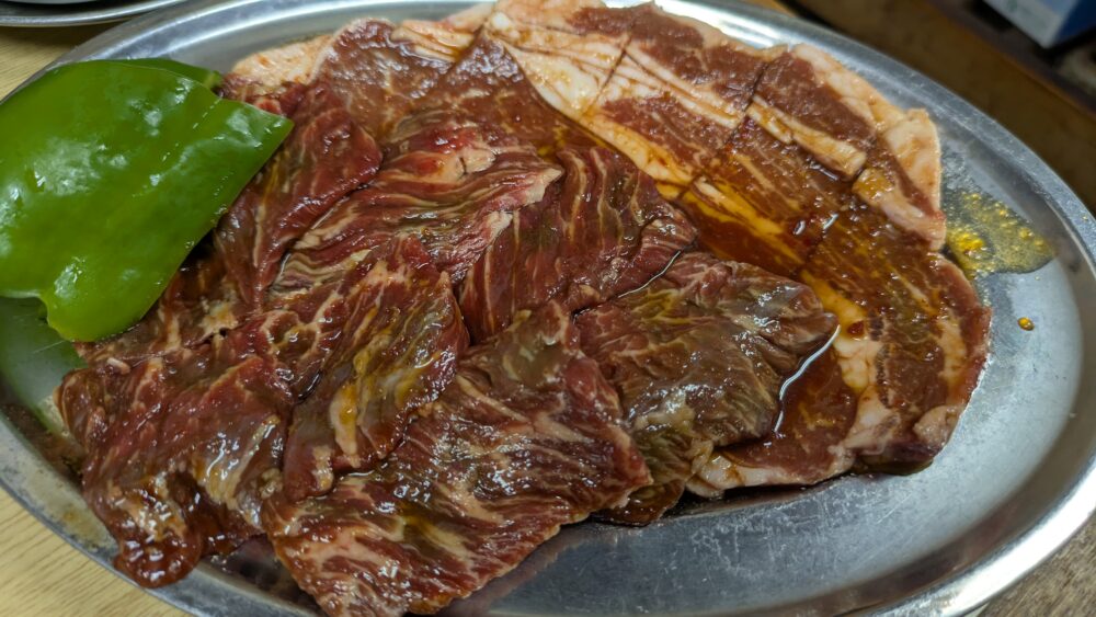 焼肉みっちゃんハラミとロース