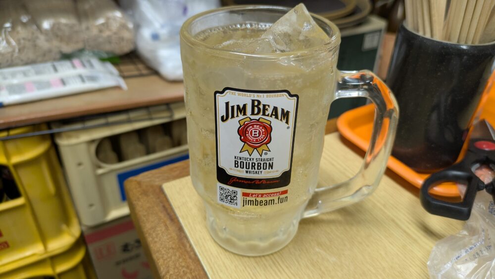 焼肉みっちゃんのハイボール