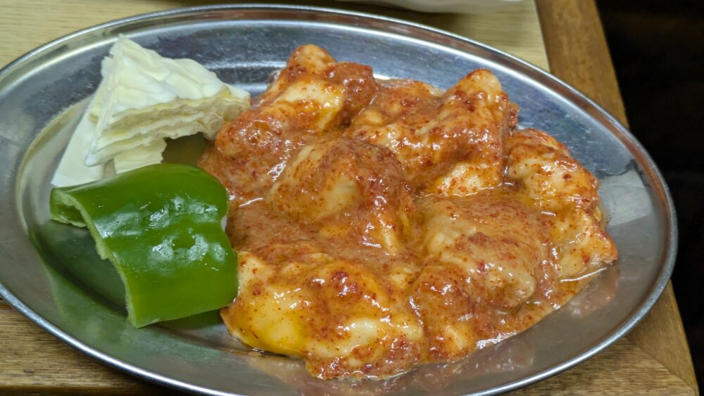 焼肉みっちゃんの味噌漬けホルモン