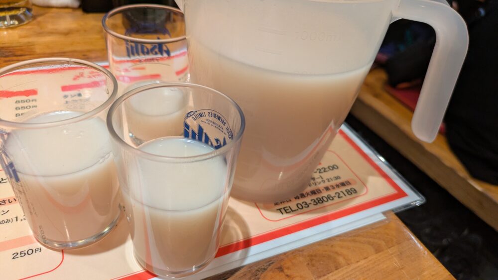 金華園のマッコリ