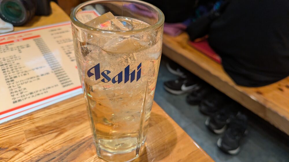 金華園のハイボール