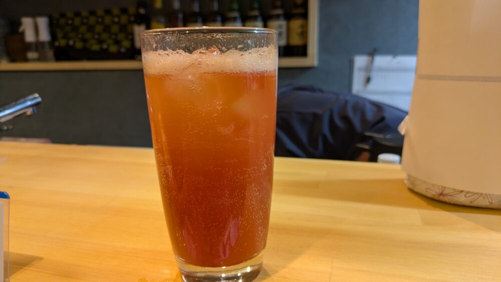 居酒屋食堂結飯のトマトサワー