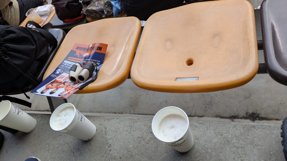 クボタスピアーズ船橋・東京ベイの試合でビールをたくさん楽しむ