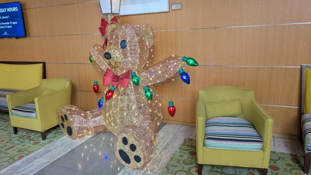 東京アメリカンクラブのクマ