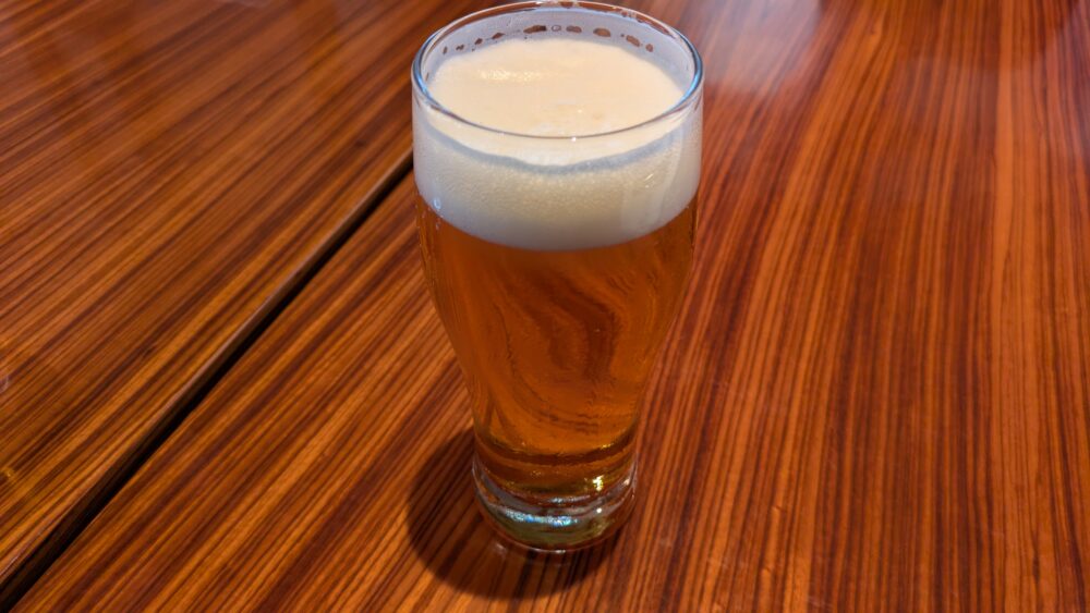 東京アメリカンクラブのビール