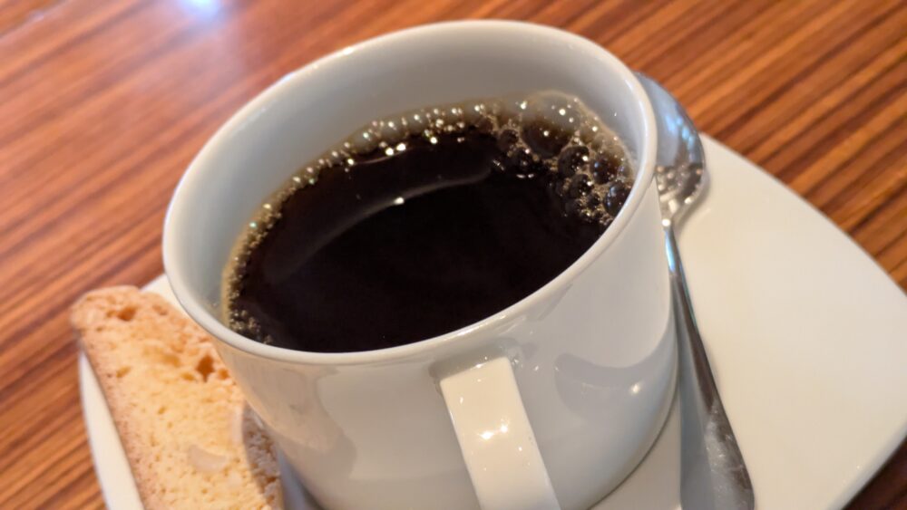 東京アメリカンクラブのコーヒー