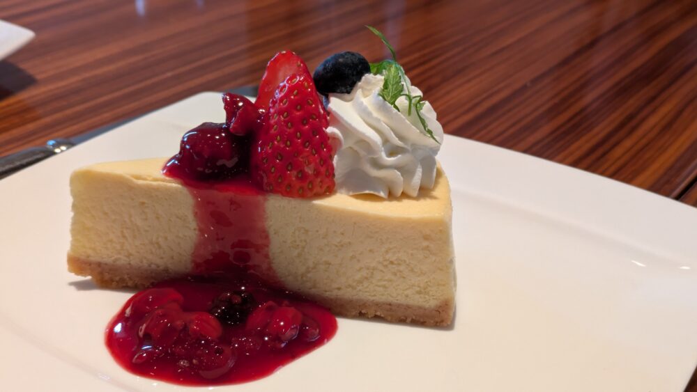 東京アメリカンクラブのCLUB-BAKED CHEESECAKE