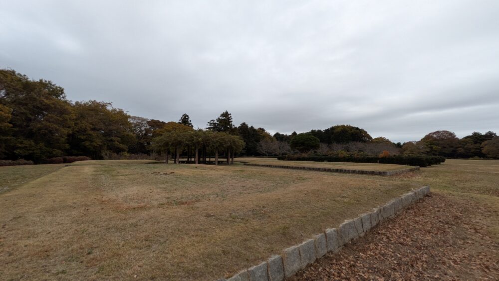 涸沼自然公園の広場