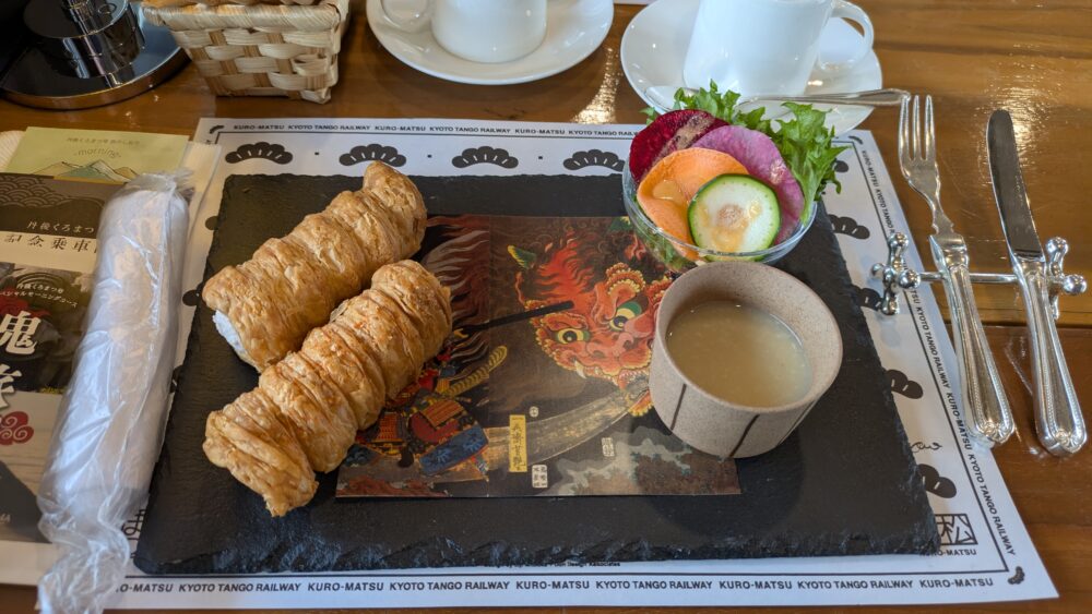 丹後くろまつ号のモーニングコース