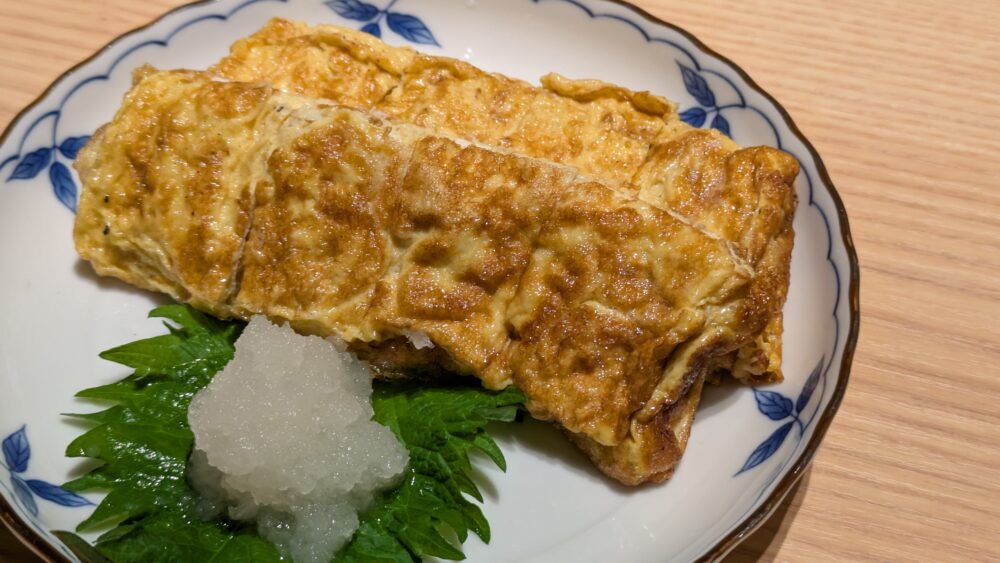 手打ち蕎麦安田の出汁巻き玉子