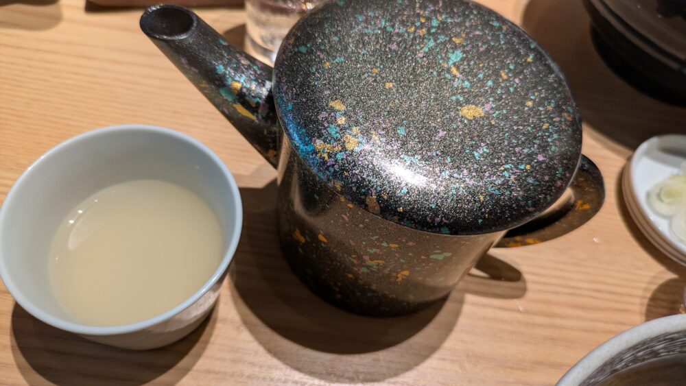手打ち蕎麦安田のそば湯