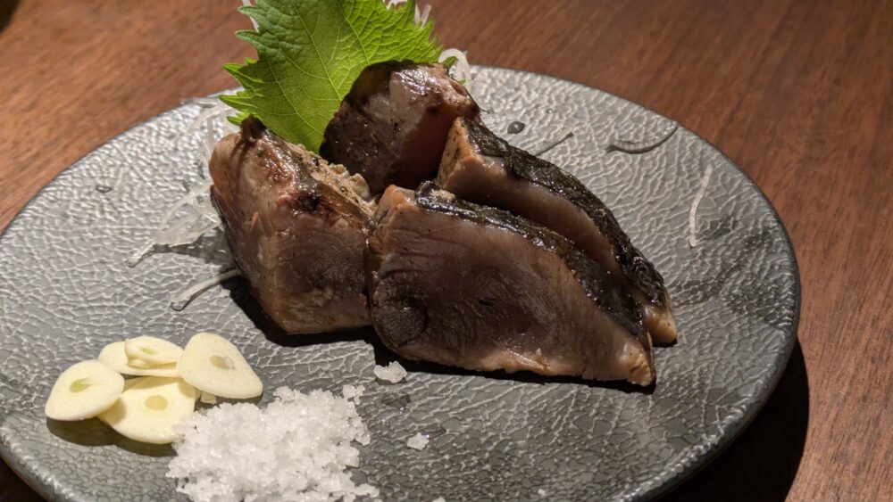 こだわりもん一家本八幡店の鰹の藁焼き