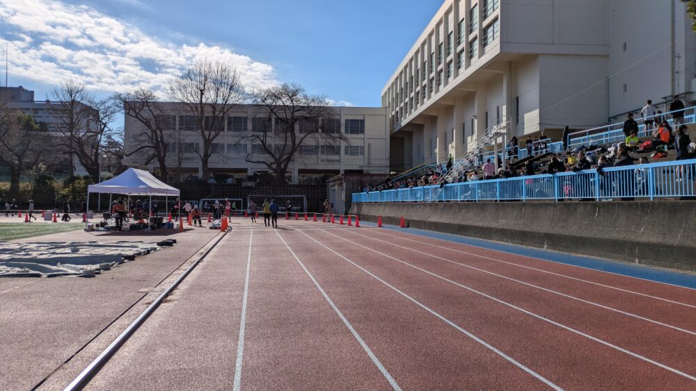 市川市民元旦マラソンのゴール
