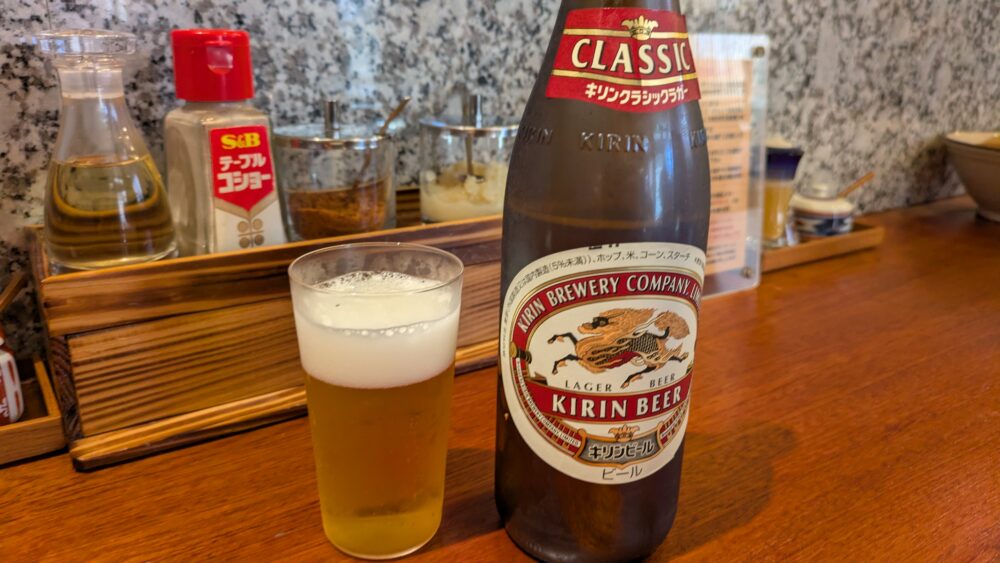 つけソバいしいのビール