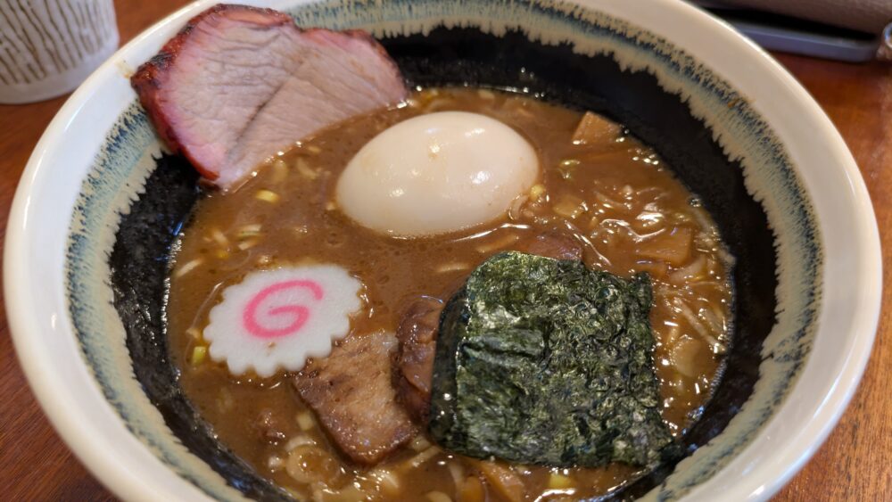 つけソバいしいの味玉つけソバ