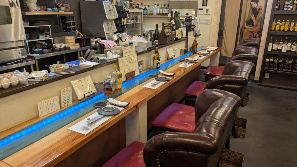 肴酒笑処五十嵐の店内