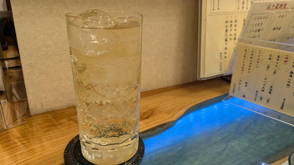 肴酒笑処五十嵐のチローズモルトハイボール