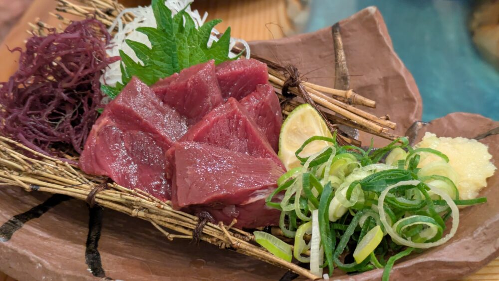 肴酒笑処五十嵐の馬刺し