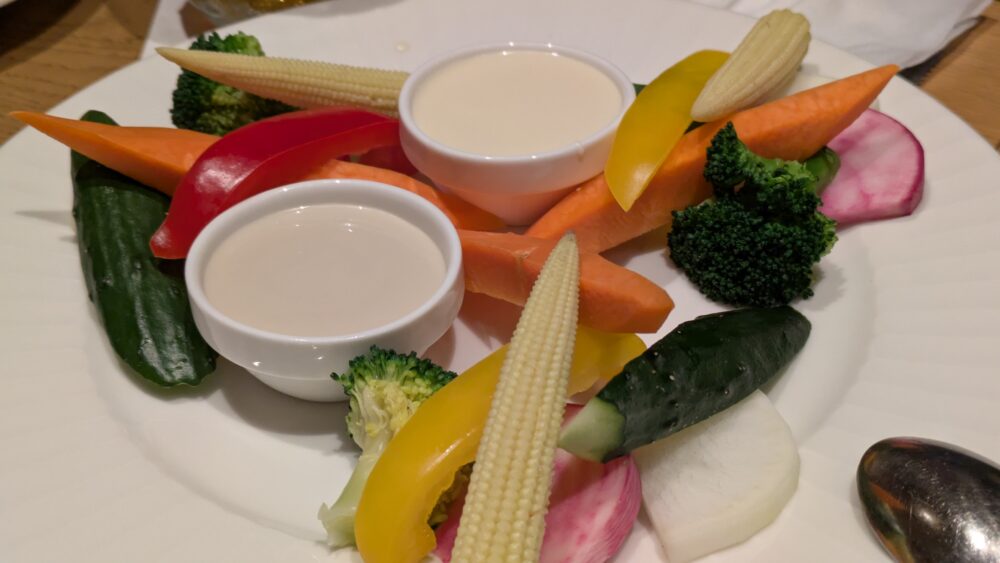 ブルヴァール・トーキョーの野菜スティック