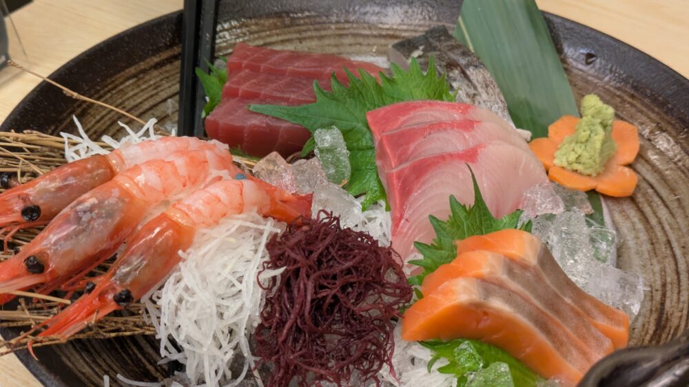 こんごう庵湯島店のお造り盛り合せ