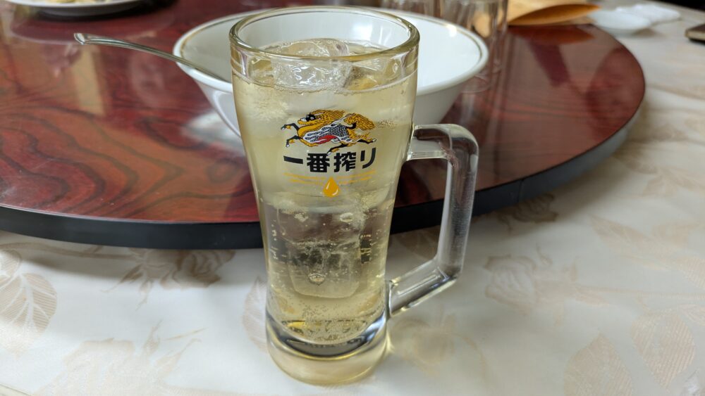 北京料理萬里本店のハイボール