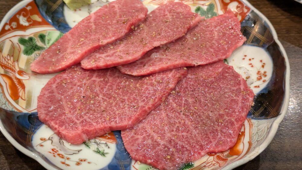 ホルモン人生タロちゃんのミスジとトウガラシ