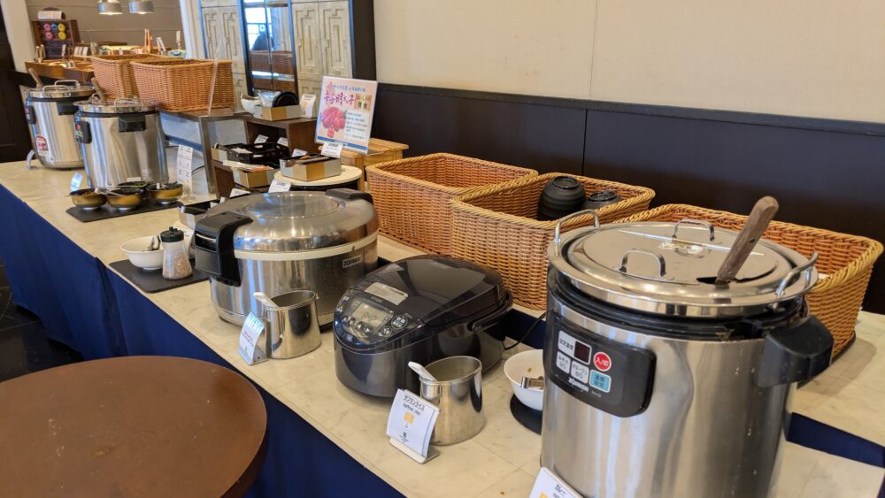 モントレラスール大阪の朝食のご飯