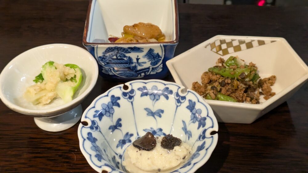 大人の町中華灯の前菜