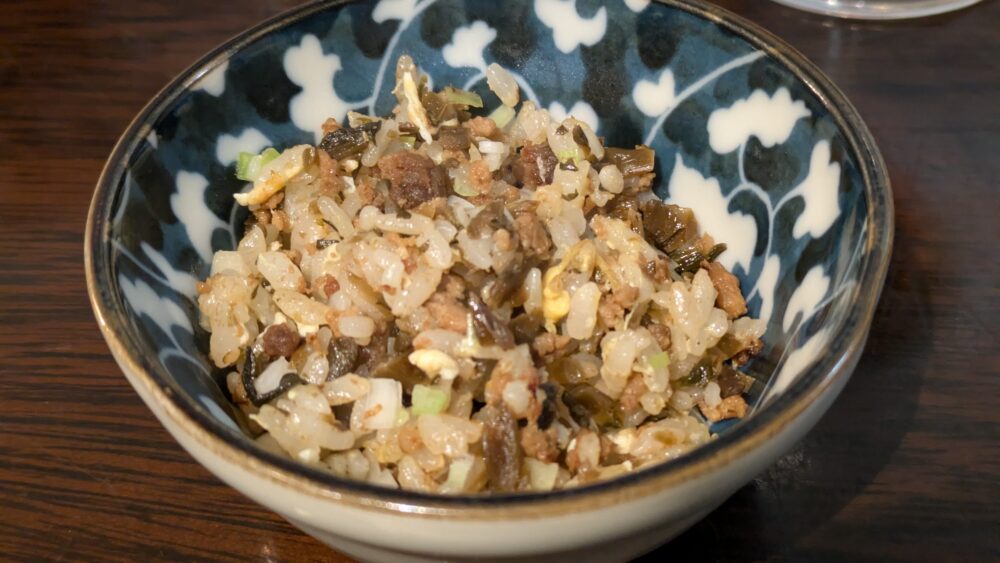 大人の町中華灯の炒飯