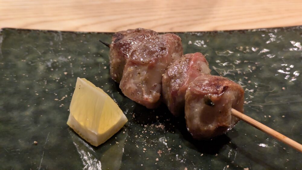 瀧口の砂肝とすだち